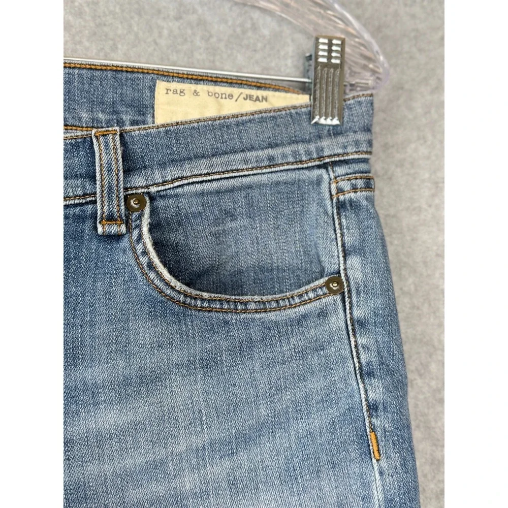 Rag and Bone The Dre Womens Jeans Size 28 Blue Wash Stretch Denim Made USA